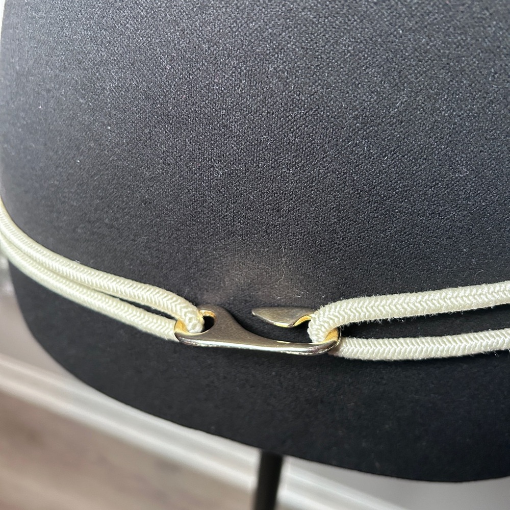 Vintage 80s Ivory Braided Rope Belt | Pearl Accent Statement Waist Belt - Picture 4 of 7